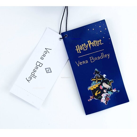 RARE! Vera Bradley Harry Potter RFID Small Convertible Crossbody Bag, Slytherin - Picture 14 of 14